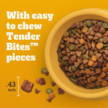 with Tender Bites for Small Dogs Adult Dry Dog Food, Chicken and Steak Flavor, 3.5 Lb. Bag