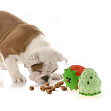 Pet Dog Bite Resistant Strawberry Leaking Ball Toy