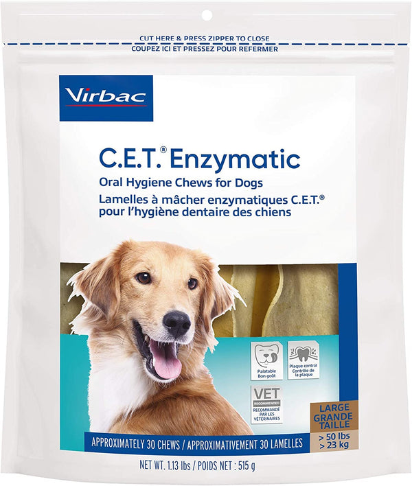 CET Enzymatic Oral Hygiene Chews for Dogs