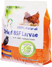 5Lbs Dried Black Soldier Fly Larvae for Chickens Food - 100% Natural BSF Larvae More Calcium than Dried Mealworms - High Protein Chicken Treats for Laying Hens Ducks Birds