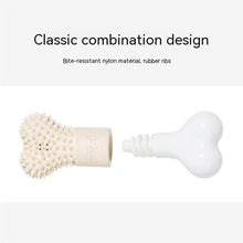 Bone Refillable Toothpaste Dog Toy