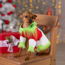 Dog Christmas Outfit Holiday Pet Character Green Hoodie Shirt with Hat for Dogs and Cats Christmas Pet Clothes Cute Dog Christmas Outfit Cosplay Party as Shown(Classic,M)