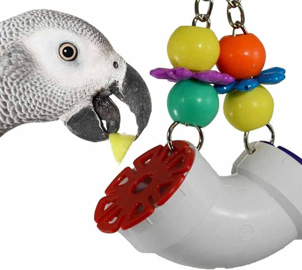 SB751 PVC Forager Bird Toy, Medium/Large Bird Size, 3” X 5” X 8”