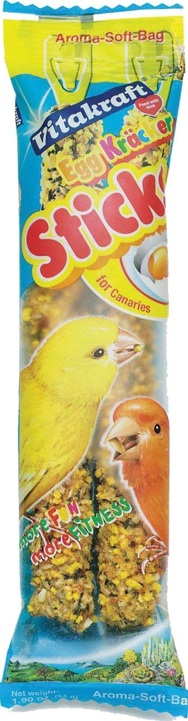 Canary Egg & Honey Treat Sticks 2 Pack, 1.4 Ounce