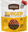 Nutrish Burger Bites Real Meat Dog Treats, Beef Burger with Bison Recipe, 12 Ounces, Grain Free