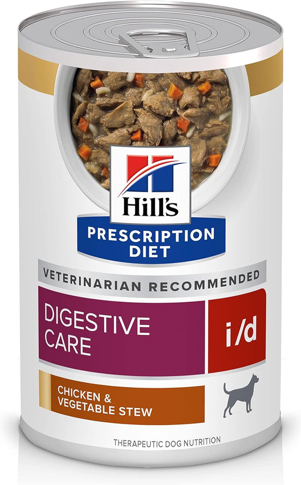 I/D Digestive Care Chicken & Vegetable Stew Canned Dog Food, Veterinary Diet, 12.5 Oz., 12-Pack Wet Food