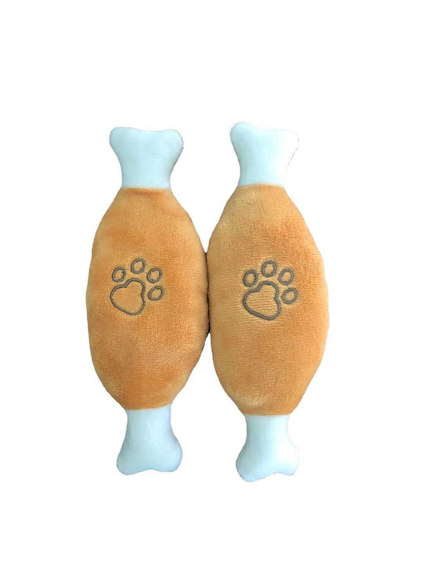 Bite-resistant Vocal Chicken Leg Pet Toy Interactive Training