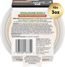 WHOLESOME BOWLS Adult Soft Wet Dog Food Food, Chicken, Sweet Potato & Green Beans Recipe, 3 Oz., Pack of 10