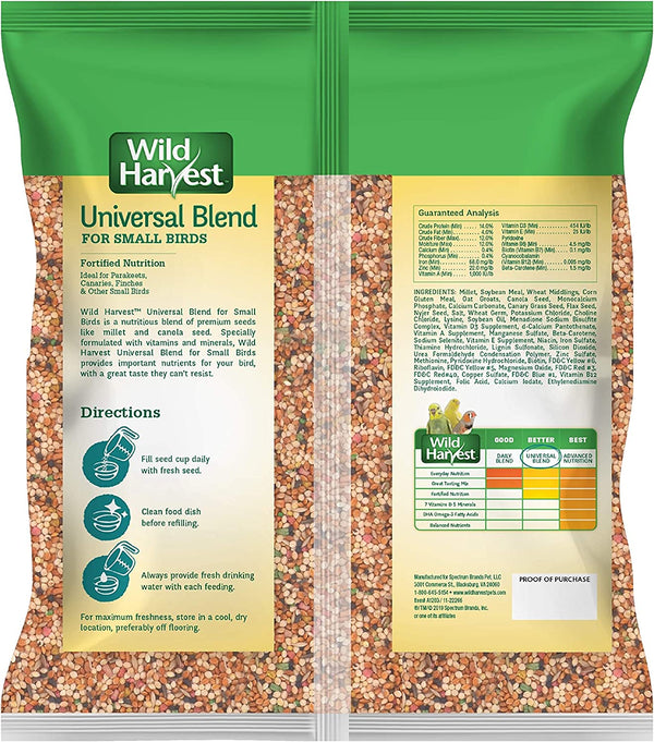 Bird Seed Collection: Daily Blends and Advanced Nutrition for Parakeet, Canaries, Finches, Cockatiel, Parrots and More.