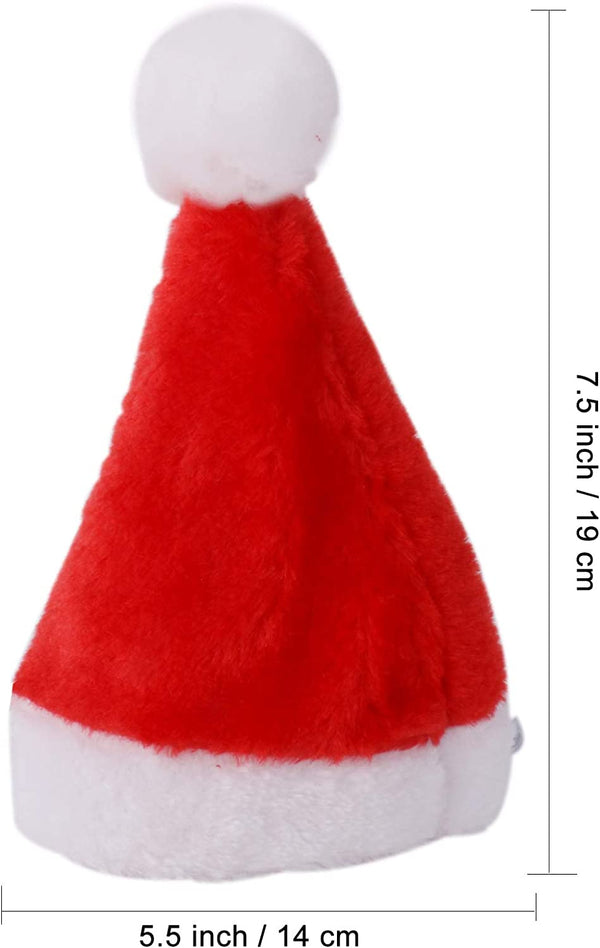 Mini Dog Santa Hat for Dog Christmas Hat (Red)