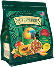 Tropical Fruit Nutri-Berries Pet Bird Food, Made with Non-Gmo and Human-Grade Ingredients, for Parrots, 3 Lb